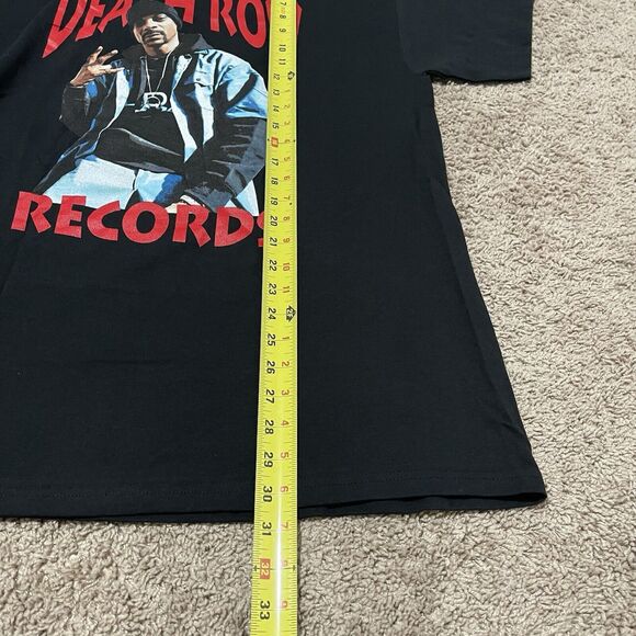 Death Row Records Shirt Mens Large Black Snoop Dogg West Side Front Graphics NEW - Picture 6 of 7